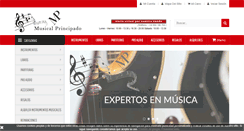 Desktop Screenshot of musicalprincipado.es